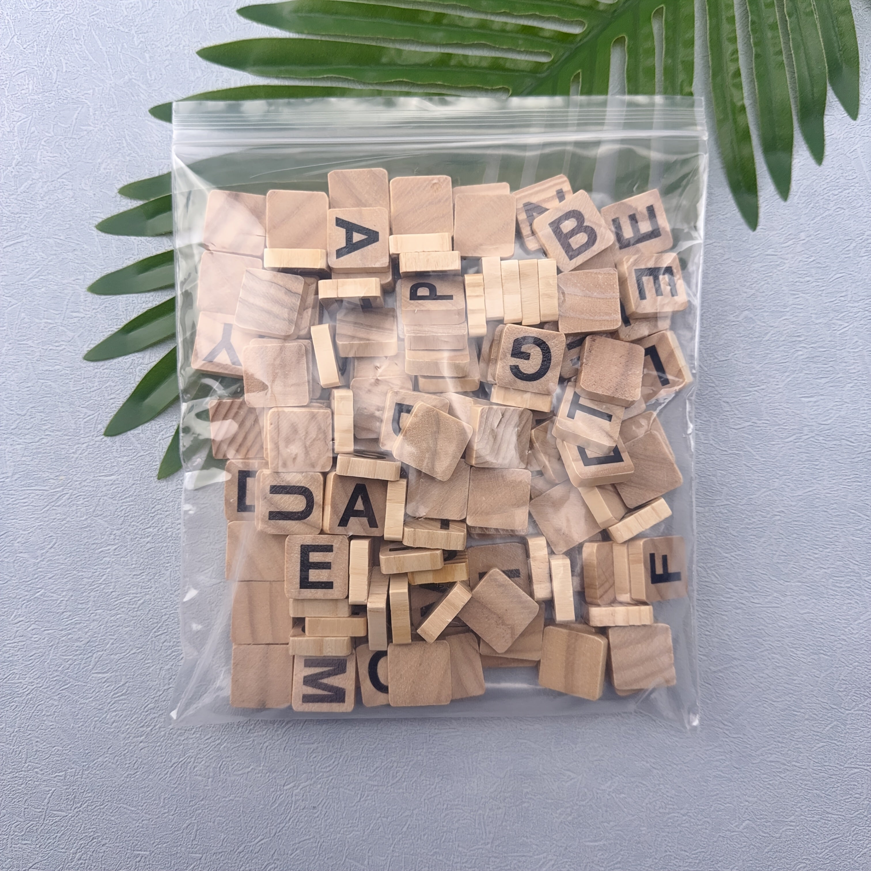 Wooden Letter Blocks for Word Games Pack of 144 or 720pcs