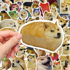 50pcs Funny God Annoys Dogs Waterproof Stickers DIY Materials