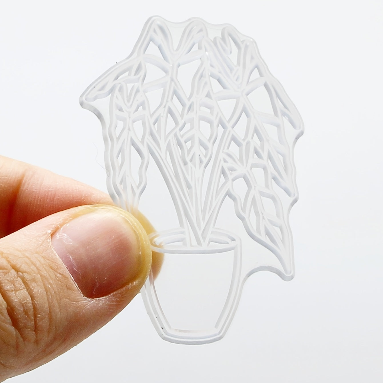 Flowerpot Plants Flowers Stamp for Card Making