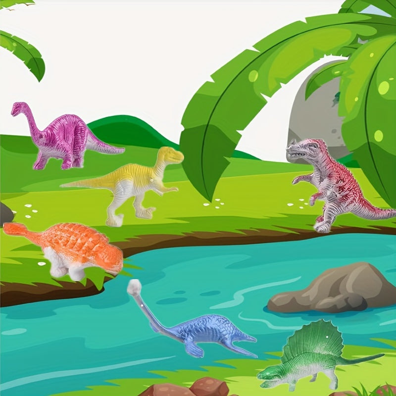16pcs Dinosaur Toy Model Package for Education
