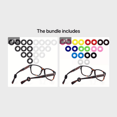 10 Pairs Clear Glasses Ear Grips Non Slip Comfort Holder