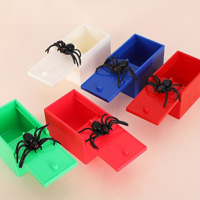 Halloween Scary Spider Box Spoof Toy - Stress Relief Toy