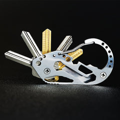 Stainless Steel Carabiner Key Clip for Outdoor Adventures