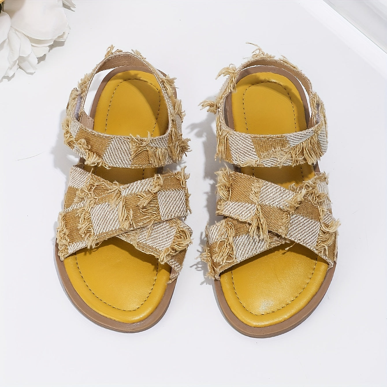 Girls Open Toe Breathable Sandals Lightweight Non-slip
