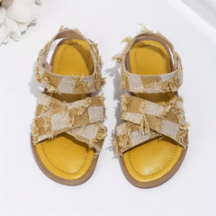 Girls Open Toe Breathable Sandals Lightweight Non-slip