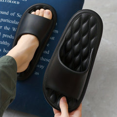 Men's Lightweight Non Slip Slides Open Toe Quick Dry Slippers