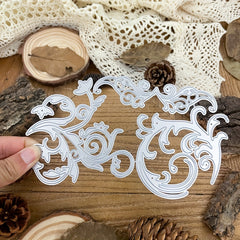 3pcs Retro Lace Flower Metal Cutting Dies Set for DIY Scrapbooking