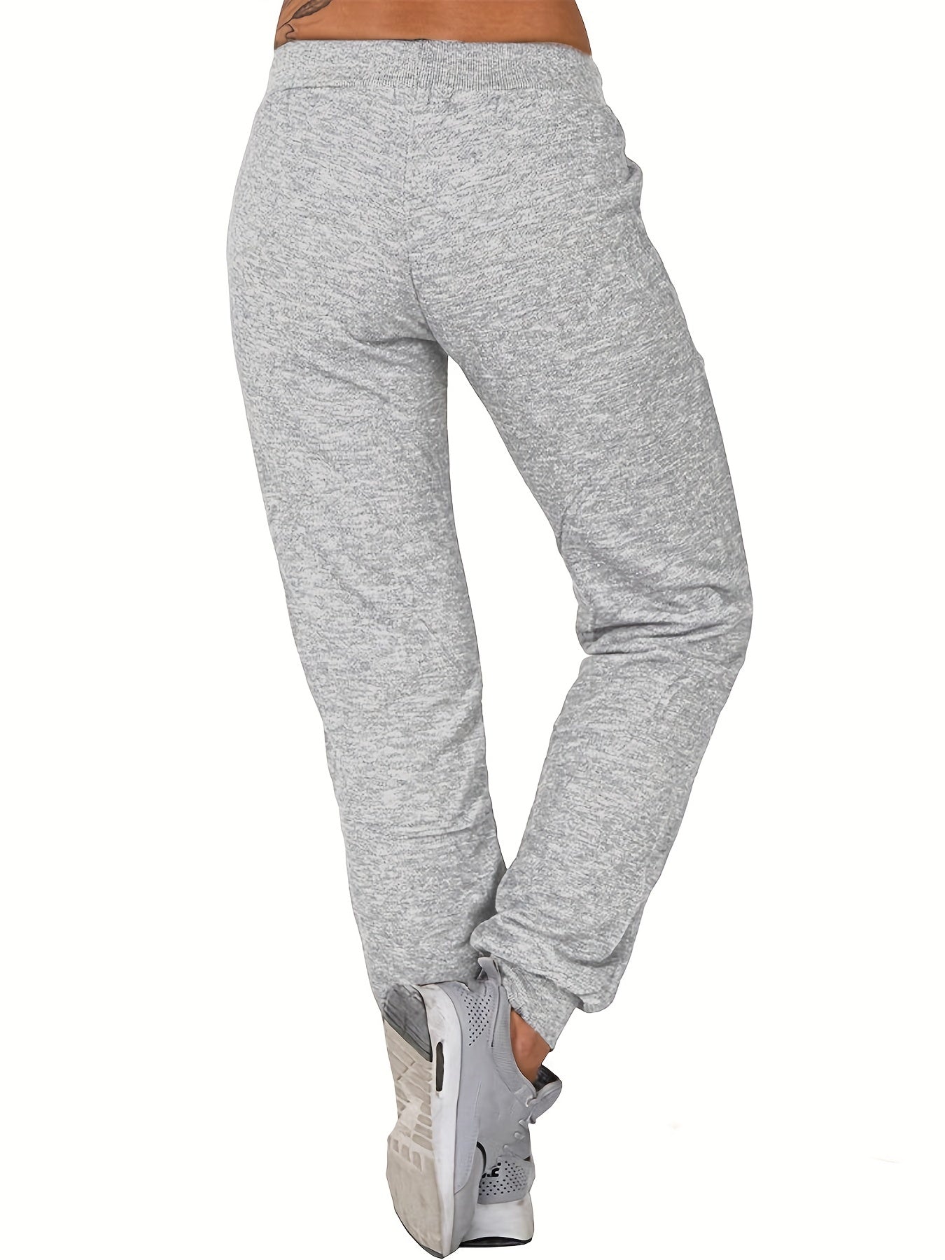 Tie Waist Jogger Pants with Pockets for Women