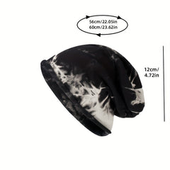 Tie Dye Hip Hop Slouchy Beanie Soft Chemo Hat