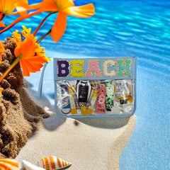 Transparent Waterproof Cosmetic Bag Wristlet Makeup Storage Organizer