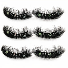 Fluffy Flower Eyelashes Faux Mink Lashes 25mm