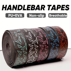 Comfortable Bicycle Handlebar Tape PU EVA Shock Absorption Non slip