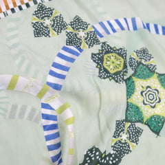 Geometric Star Print Tassel Scarf Boho Shawl Travel Beach Towel For Women