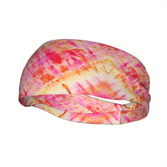 Vibrant Tie Dye Headband for Sports & Casual Wear - Thanksgiving & Halloween