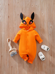 Fox Cosplay Anime Costume Cotton Baby Bodysuit Snap Jumpsuit