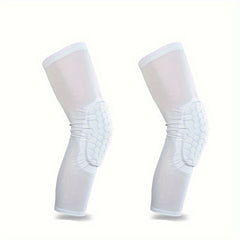 2pcs Honeycomb Knee Pads High Elastic Leg Guards