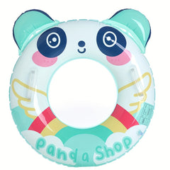 Panda Swimming Ring Float for Kids with Sequin Handle