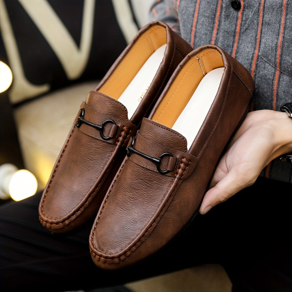 Men's Horsebit Loafers Comfy and Non Slip Smart Casual Shoes