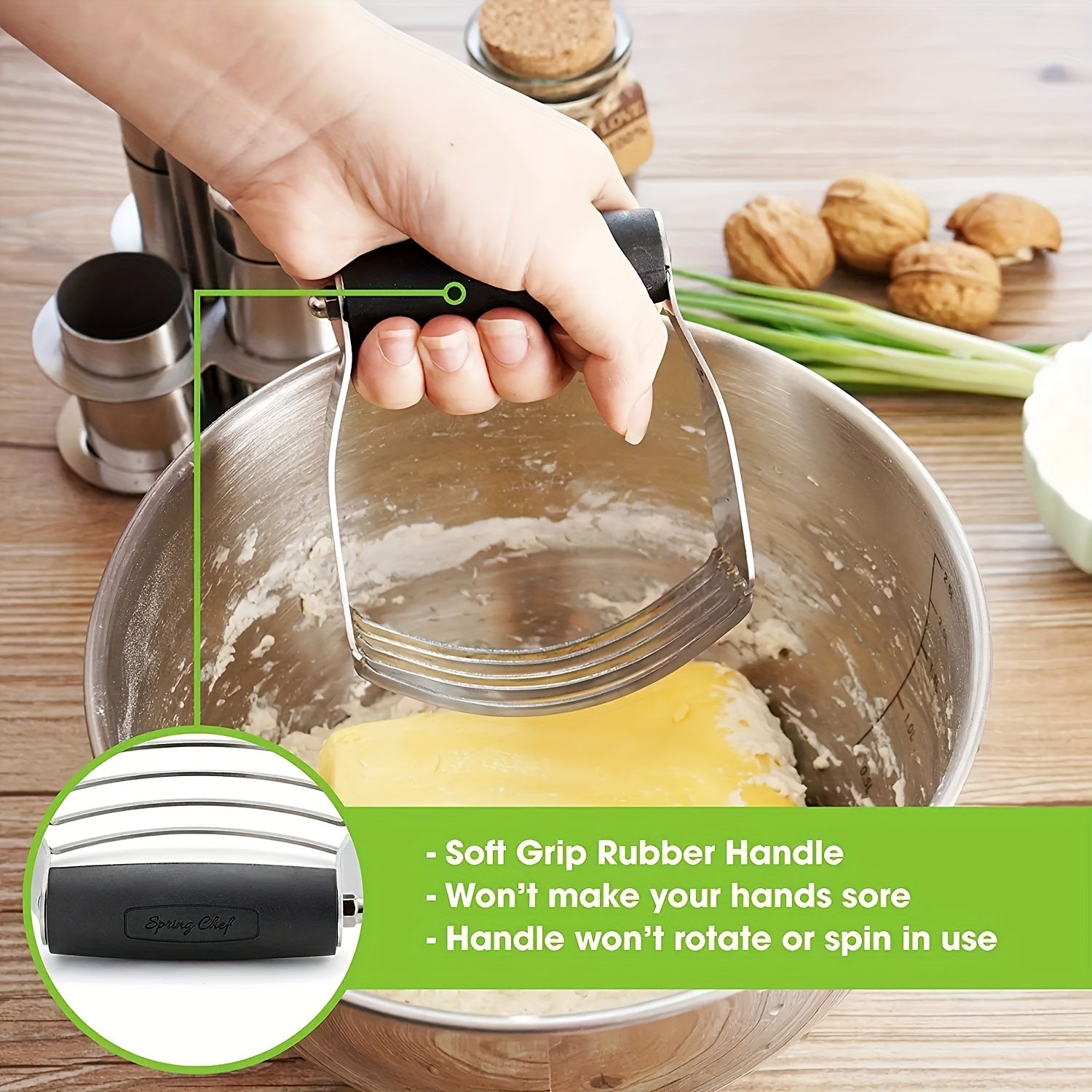 Stainless Steel Dough Blender for Pastry and Baking