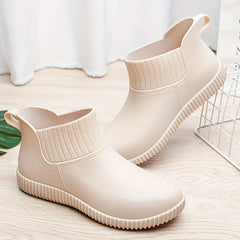 Women's Waterproof Rain Boots Anti-slip PVC Rubber Shoes