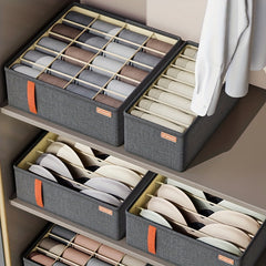 Grids Underwear Storage Box Closet Organizer Pants Socks Divider