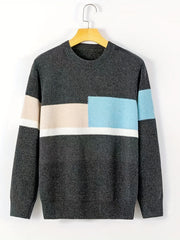 Men's Striped Knit Sweater