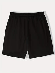 Men's Scream & Ghost Face Print Comfy Shorts