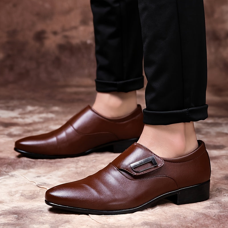 Men's Pointed Toe Slip-On Formal Shoes