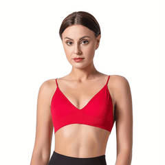 Seamless Triangle Cups Sports Bra for Yoga Fitness