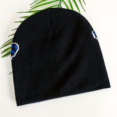Skull Butterfly Jacquard Beanie Vintage Hip Hop Knit Hat