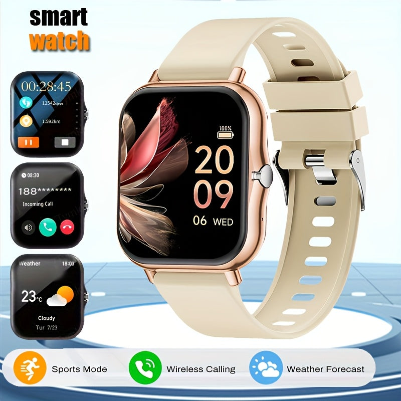 Smart Watch Calls Text Alerts Sport Modes Music Rose Gold