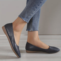 Women's Pointed Toe Ballet Flats Soft Sole Slip On Casual Shoes