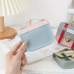 Kids Coin Purse Mini Wallet Cover Lock Small Bag Key Chain Pendant
