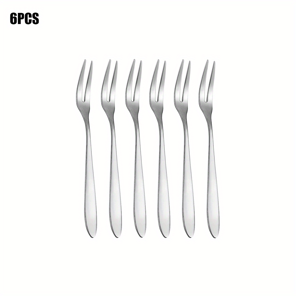 12pcs Stainless Steel Fruit and Salad Forks for Parties Weddings Restaurants