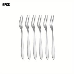 12pcs Stainless Steel Fruit and Salad Forks for Parties Weddings Restaurants
