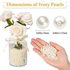Ivory Pearl Craft Beads Loose Pearls For Jewelry Making