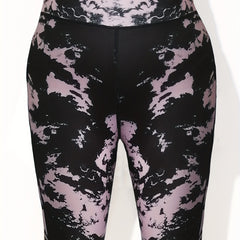 Tie Dye High Rise Waist Skinny Shorts