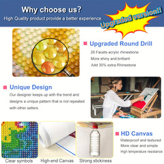 5D DIY Christmas Shop Diamond Painting Art Kit - 30x30cm