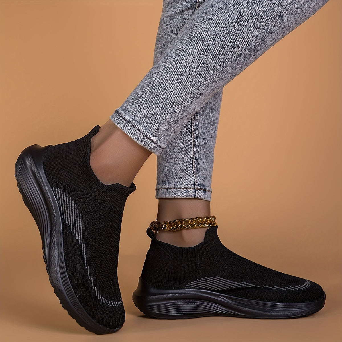 Women's Comfy Slip on Walking Shoes Running Shoes