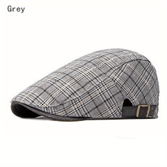 Plaid Beret Artist Caps Casual Hat