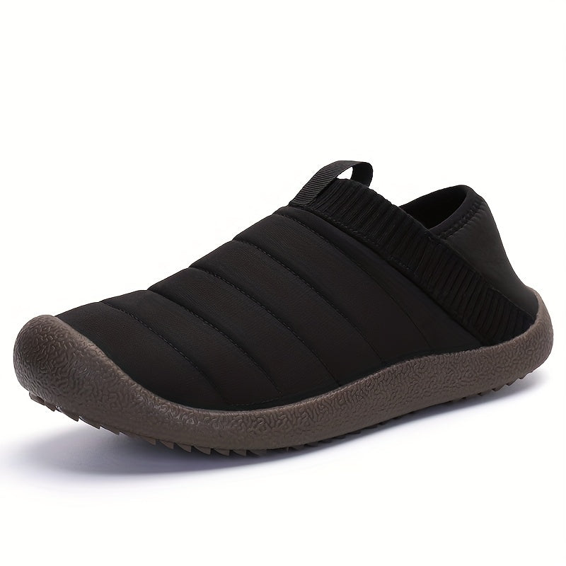 Men's Plush Cozy House Slippers Anti skid Winter Shoes