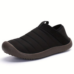 Men's Plush Cozy House Slippers Anti skid Winter Shoes