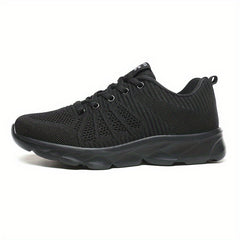 Men's Mesh Running Shoes Breathable Sneakers Lace Up