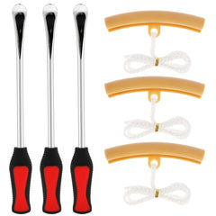 3Pcs Motorcycle Tyre Repair Tool Spoon Set 14 5 Inch Tire Levers Heavy Duty Moto