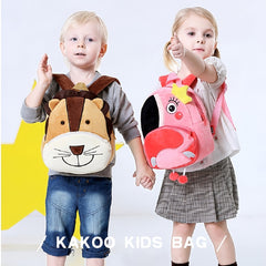 Kindergarten Schoolbag Baby Backpack 2 4 Years Old Girl Boy Animal Plush