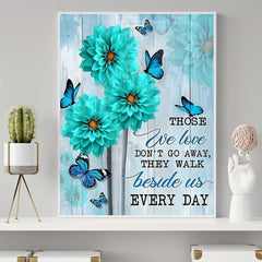 Canvas Flower Pattern Poster Print for Home Wall Decoration