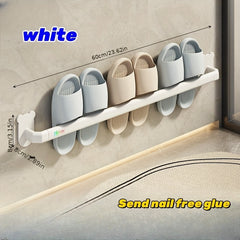 Perforation Bathroom Rack Wall Mounted Shoe Storage Rack