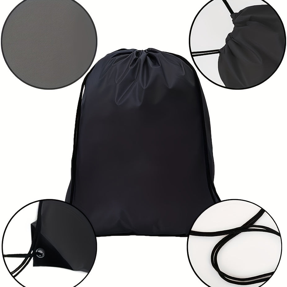 30pcs Unisex Drawstring Backpack Sports Bags Gym & Outdoor Activities