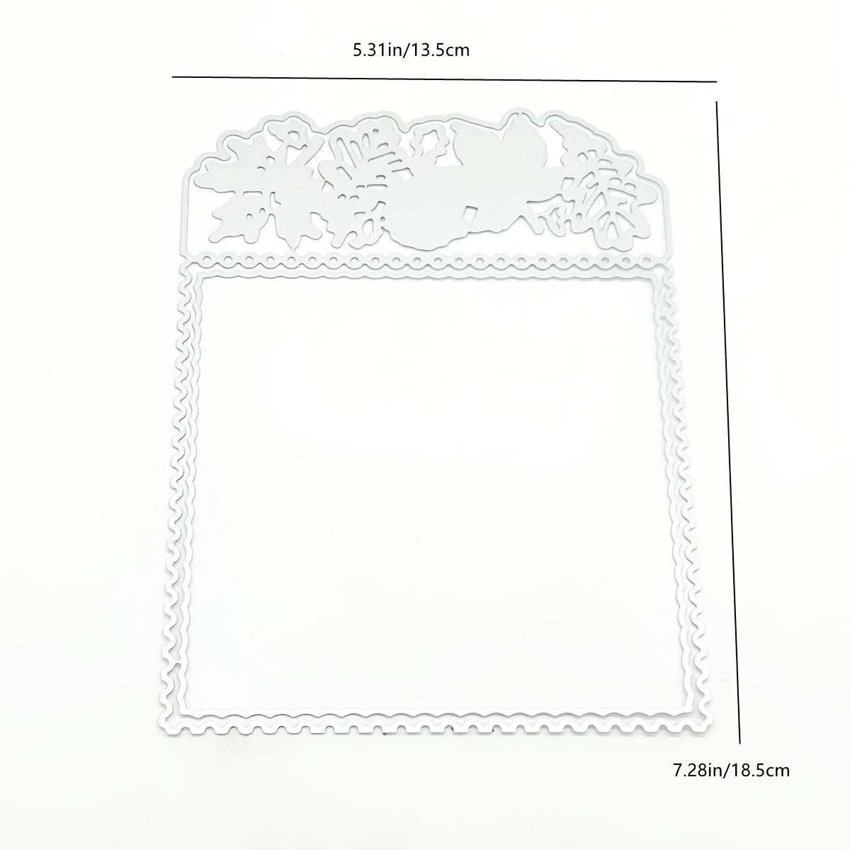 Flower Frame Cutting Die DIY Metal Embossing Scrapbook Die