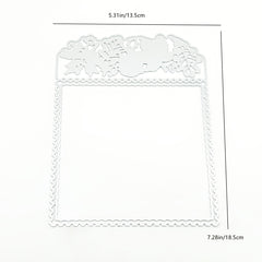Flower Frame Cutting Die DIY Metal Embossing Scrapbook Die